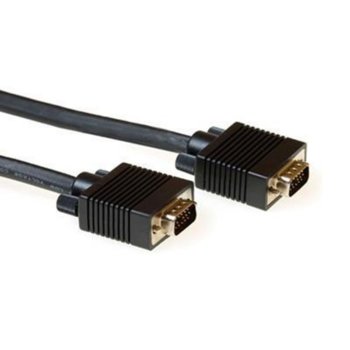 Кабел ACT AK4271, от VGA(м) към VGA(м), 15m, черен | JAR Computers ACT AK4271 VGA мъжко - VGA мъжко