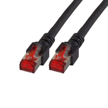 Пач кабел EFB Elektronik, SFTP, Cat.6, 0.5m, черен | JAR Computers EFB Elektronik Cat.6 0.5m SFTP черен