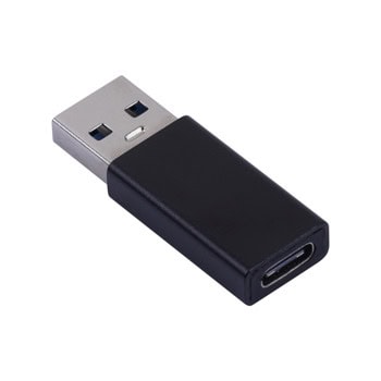 Преходник VCom CA436MI, от USB A(м) към USB C(ж), черен | JAR Computers VCom CA436MI