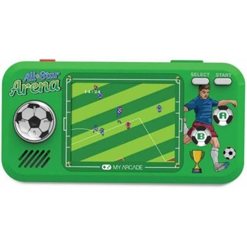 Мини конзола My Arcade All-Star Arena 300+ Pocket Player, 2.75" цветен екран, преносима, 300+ вградени игри, зелена | JAR Computers My Arcade All-Star Arena 300+ Pocket Player