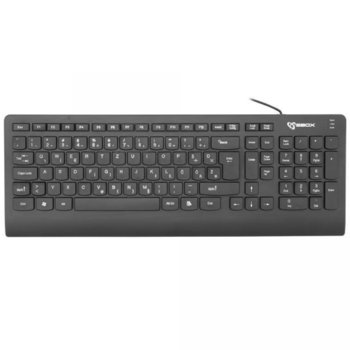 Клавиатура SBOX K-20, 104 клавиша, черна, USB | JAR Computers SBOX K-20 USB клавиатура черна