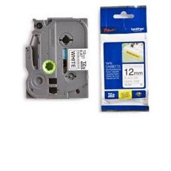 ЛЕНТА ЗА ЕТИКЕТНИ ПРИНТЕРИ BROTHER ТИП TZ - 12mm BLACK ON WHITE TAPE, Strong Adhesive - P№TZES231 | JAR Computers Brother TZ-ES231 Tape Black on White, Strong Adhes