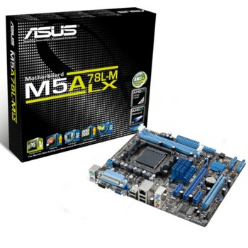 Дънна платка ASUS M5A78L-M, 760G, DDR3, PCI-E (HDMI & DVI), SB7.1, Lan1000, 6x SATA 6Gb/s Raid 0, 1, 10, 2x USB 3.0, mATX | JAR Computers ASUS M5A78L-M