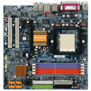 Дънна платка Gigabyte K8N51GMF-9, GeForce 6100, S939, DDR400/Dual/, VGA+PCI Express, SB7.1, Lan1000, Serial ATA Raid, 1394, mATX | JAR Computers Gigabyte K8N51GMF-9, GeForce 6100, S939