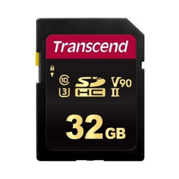 Карта памет 32GB SDHC, Transcend 700S, Class 10 UHS-II, скорост на четене 285 MB/s, скорост на запис 180 MB/s | JAR Computers Transcend 32GB SDHC Class3 UHS-II Card