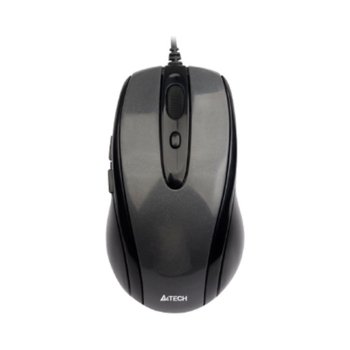 Мишка A4tech N-708X, подходяща за всякаква повърхност, черна, 1600 dpi, USB | JAR Computers A4tech N-708X V-Track Black