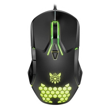 Мишка Onikuma CW902, оптична (6400dpi), USB, черна, RGB подсветка, 7 бутона | JAR Computers Мишка Onikuma CW902 762