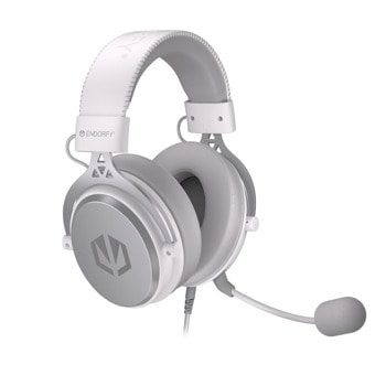 Слушалки Endorfy Viro Plus Onyx, микрофон, универсални, бели | JAR Computers слушалки endorfy viro plus onyx white ey1a005