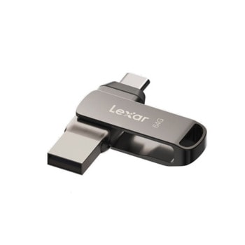 USB Памет 64GB Lexar JumpDrive Dual Drive D400