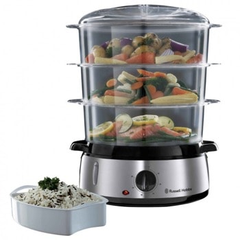 Уред за готвене на пара Russell Hobbs 19270-56, 9 л. капацитет, 800W, инокс | JAR Computers Russell Hobbs 19270-56