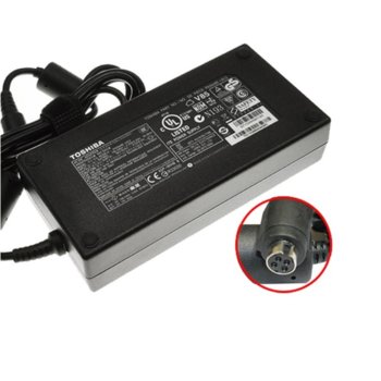 Захранване (заместител) за лаптопи Toshiba 19V/9.5A/180W, (Special 4-holes tip) - Заместител | JAR Computers Зам.зарядно за лаптоп Toshiba 19V 9.5A 180W
