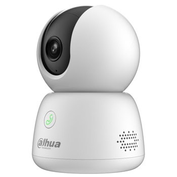 IP камера Dahua H3B-0360B Hero, куполна PTZ (Pan/Tilt/Zoom) камера, 3MPix(2304x1296@30fps), 3.6mm обектив, H.265, IR осветеност (до 10 метра), вътрешна, Wi-Fi, microSD слот до 256GB, микрофон и говорител | JAR Computers Dahua H3B-0360B Hero