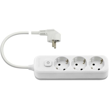 Разклонител Vimar 00493.X.B, 3 гнезда, 5m кабел, бял | JAR Computers Vimar 00493.X.B