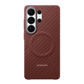 Samsung S26 Ultra Carbon Magnet Case Coral Red
