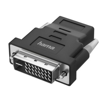 Адаптер Hama 205169, от DVI-D(м) към HDMI(ж), 4K, черен | JAR Computers Hama 205169