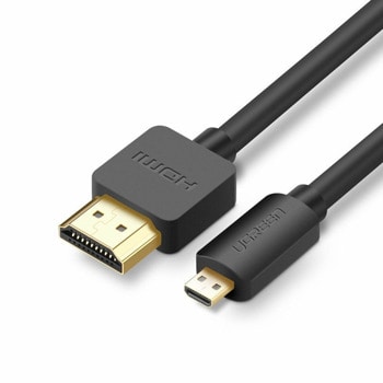 Кабел Ugreen 30103, от HDMI(м) към Micro HDMI(м), 2m, черен | JAR Computers Кабел HDMI към micro HDMI 2m 30103