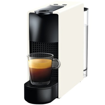 Aвтоматична еспресо машина Nespresso Essenza Mini White, 1450W, 0.6л. резервоар, 19 бара, зapeждaщ пaĸeт c 14 ĸaпcyли, автоматично изключване след 9 минути, бяла image