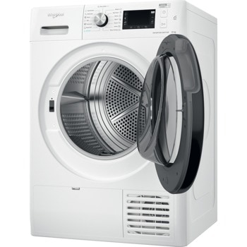 Сушилня Whirlpool FFT M22 8X3B EE, клас A+++, капацитет 8 kg., свободностояща, 59.5 см ширина, 6th Sense, бяла | JAR Computers Whirlpool FFT M22 8X3B EE