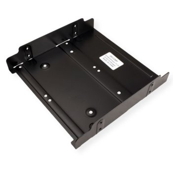 Преходник (mounting bracket) Roline 16.01.3010, 5.25" рамка за 1x 2.5/3.5" за SSD/HDD, метален, черен | JAR Computers ROLINE 16.01.3010