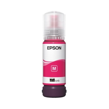 Мастило за Epson EcoTank L8050, Magenta - C13T09C34A - Epson - Заб.: 7200 брой копия, 70 ml капацитет | JAR Computers Epson 108 EcoTank Magenta ink C13T09C34A