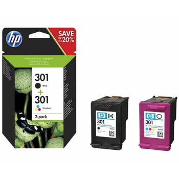 HP original Ink cartridge combo Pack N9J72AE#301