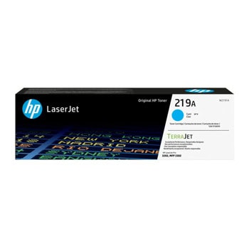 Тонер касета за HP LaserJet Pro 3201-3204/3288/3302 - Cyan - W2191A - HP 219A - Оригинална, Заб.: 1200 брой копия | JAR Computers HP 219A Cyan W2191A