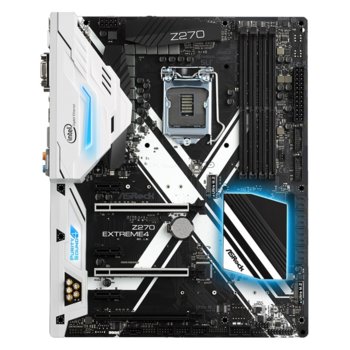Дънна платка ASRock Z270 Extreme 4, Z270, LGA 1151, DDR4, PCI-E (HDMI&DVI&VGA)(SLI&CFX), 6x SATA 6.0Gb/s, 4x USB 3.0, 2x USB 3.1(1x TypeC), ATX | JAR Computers ASRock Z270 Extreme4