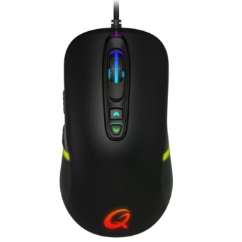Мишка Qpad DX30 (9J.Q4B88.M01), оптична (2800 DPI), USB, черна, гейминг | JAR Computers Qpad DX30 9J.Q4B88.M01