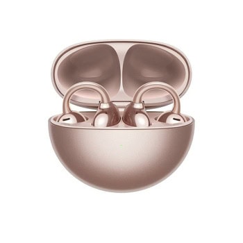 Слушалки Huawei FreeClip, безжични, Bluetooth, микрофон, IP54 защита, 10.8mm говорители с двоен магнит, розови | JAR Computers Huawei FreeClip Rose gold 55038003