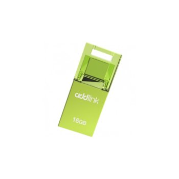 Памет 16GB USB Flash Drive Addlink T50, USB 2.0/micro USB, OTG, зелена | JAR Computers Addlink 16GB T50 USB 2.0/micro USB