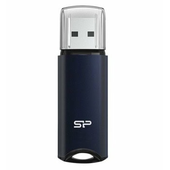 Памет 128GB USB Flash Drive, Silicon Power Marvel M02 (SP128GBUF3M02V1B), USB 3.2 Gen 1, синя | JAR Computers Silicon Power Marvel M02 128GB SP128GBUF3M02V1B
