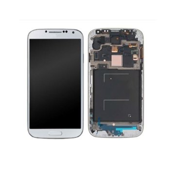 Samsung Galaxy S4, with t and f, white