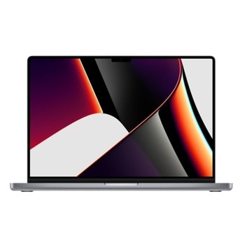 Лаптоп Apple MacBook Pro (MK193ZE/A)(сив), десетядрен Apple M1 Pro 3.20 GHz, 16.2" (41.15 cm) Liquid Retina XDR Display, (HDMI), 16GB DDR4, 1TB SSD, 3x Thunderbolt 4, macOS | JAR Computers Apple MacBook Pro 16.2 Grey/M1 Pro/16C GPU/16GB/1T