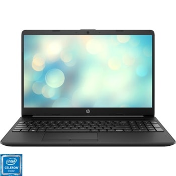 Лаптоп HP 15-dw1033nq (322J2EA), двуядрен Gemini Lake Refresh Intel Celeron N4020 1.1/2.8 GHz, 15.6" (39.62 cm) Full HD Anti-Glare дисплей, (HDMI), 4GB DDR4, 256GB SSD, 1x USB Type-C, Free DOS image