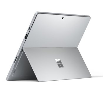 Лаптоп Microsoft Surface Pro 7 (PUW-00003)(сребрист), 12.3" (31.24 cm) PixelSense дисплей, четириядрен Intel Core i5-1035G4 1.1/3.7 GHz, 16GB LPDDR4, 256 GB SSD (+ microSD слот), 8.0 & 5.0 Mpix камера, Windows 10 Home, 770 g, без клавиатура | JAR Computers Microsoft Surface Pro 7 (PUW-00003)