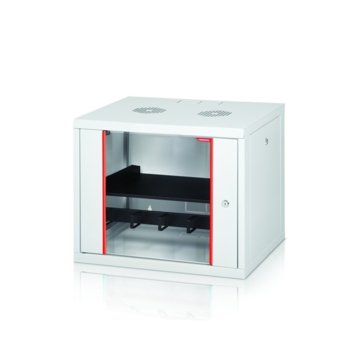 Комуникационен шкаф Formrack GLD-12U450/ALFA-12U450, 19", 12U, 555 x 450 mm, бял | JAR Computers Formrack GLD-12U450/ALFA-12U450