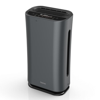 Пречиствател на въздух Hama Basic 186436, 55W, за помещения 52 m2, aнионна функция, 4 степени на работа, черен | JAR Computers Hama Basic 186436