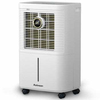 Обезвлажнител Rohnson R-91212, 160W, подходящ за помещения с площ до 60 m², таймер, йонизираща функция, бял | JAR Computers Rohnson R-91212
