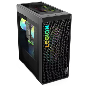 Настолен компютър Lenovo Legion T5 26ARA8 (90UY0075RM), осемядрен AMD Ryzen 5 7600 3.8/5.1GHz, NVIDIA GF RTX 4060 8GB, 32GB DDR5, 1TB SSD NVMe, 1x USB 3.2 Gen 2 Type-C, 2x USB 3.2 Gen 2, No OS | JAR Computers Lenovo Legion T5 26ARA8 90UY0075RM