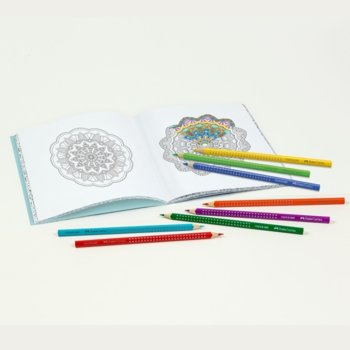 Faber-Castell Happy Zen 8 цвята книжка за оцветява