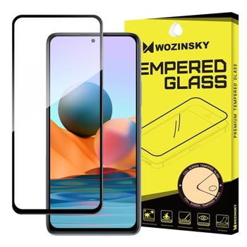 Протектор от закалено стъкло /Tempered Glass/, Wozinsky 3D Tempered Glass, за Xiaomi Redmi Note 10, черен | JAR Computers Wozinsky 3D Tempered Glass Redmi Note 10 black