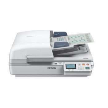 Скенер Epson WorkForce DS-7500N, 1200x1200 dpi, A4, двустранно сканиране, ADF, USB, Lan | JAR Computers Epson WorkForce DS-7500N