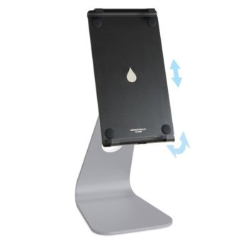 Стойка за таблет Rain Design mStand tablet plus, 145 х 290 х 181мм, за таблети до 12.9" (32.76 cm), регулируема, сива | JAR Computers Rain Design mStand tablet pro Space Gray 10064