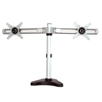 Стойка за монитор Dahua BL102, за плот, за екрани от 10" (25.4 cm) до 24" (60.96 cm), VESA до 100x100, 2x рамена, макс. тегло до 8 кг., регулируема, сребриста | JAR Computers Dahua BL102