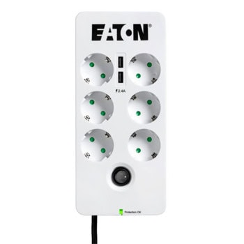 Eaton Protection Box 6 USB DIN PB6UD | JAR Computers Eaton Protection Box 6 USB DIN PB6UD