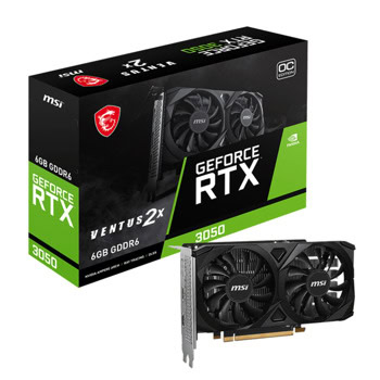 Видео карта Nvidia GF RTX 3050, 6GB, MSI VENTUS 2X E, OC, PCI-E 4.0, GDDR6, 96-bit, DisplayPort, HDMI | JAR Computers MSI GeForce RTX 3050 VENTUS 2X E 6G OC