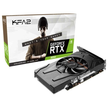 Видео карта Nvidia GeForce RTX 3050, 8GB, KFA2 GeForce RTX™ 3050 v2 (1-Click OC Feature), PCI-E 4.0, GDDR6, 128-bit, DisplayPort, HDMI | JAR Computers KFA2 GeForce RTX 3050 8GB
