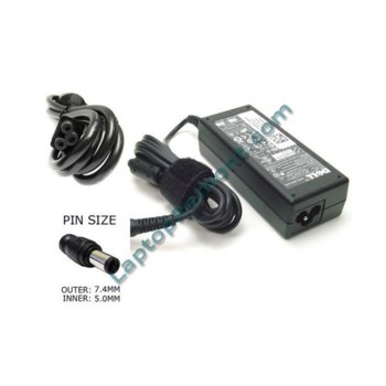 DELL захранване за преносими компютри, 19.5V/3.34A/65W | JAR Computers DELL adapter 19.5V 65W
