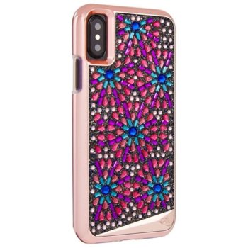 CaseMate Brilliance case for iPhone XS pink