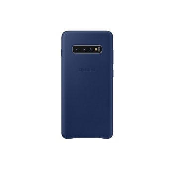 Samsung S10+ G975 Leather Cover Navy